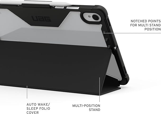 URBAN ARMOR GEAR UAG Designed for Samsung Galaxy Tab S11 Case 11 SM-X730 SM-X736B Plyo LT Transparent Rugged Military Grade Dropproof Protective Cover Black/Ice