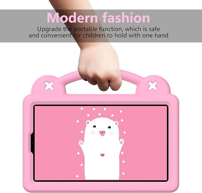 Compatible with Doogee U11/U11 Pro 2025 11 inch/Tab G6/Tab G6+ 11 inch/Infinix Xpad 20 2025 inch/Umidigi G7 Tab Pro 2024 11 inch Tablet Case Shoulder Strap &amp Stand Handle Pink