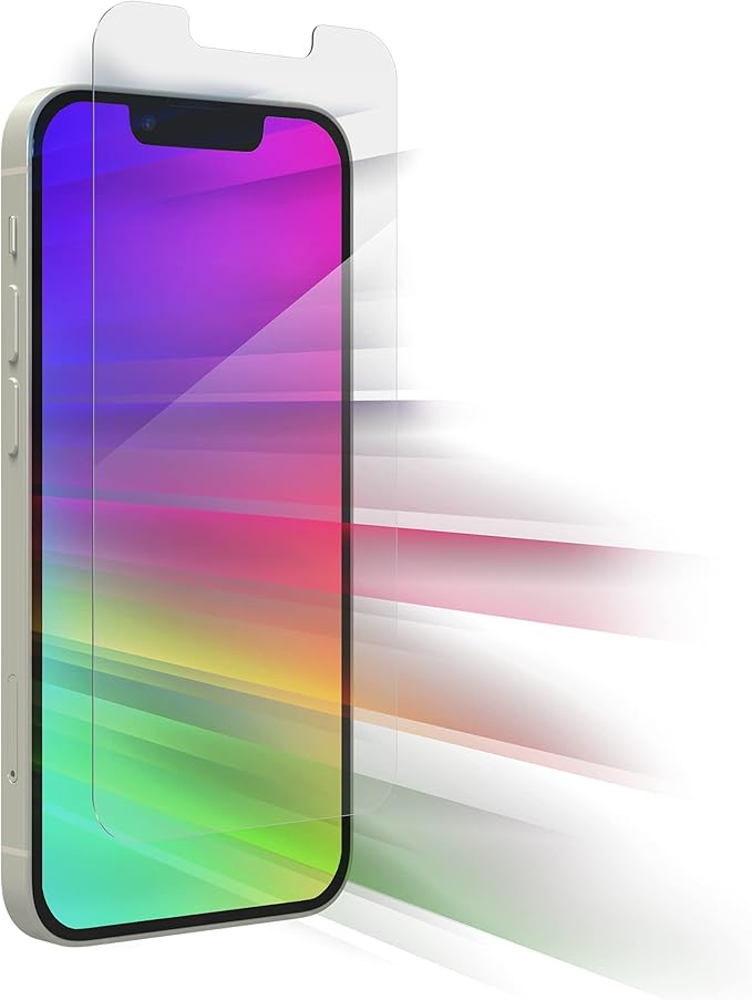 ZAGG Glass Elite VisionGuard - Impact Protection Scratch Resistant Fingerprint Resistant - InvisibleShield - Made for Apple iPhone 13 mini