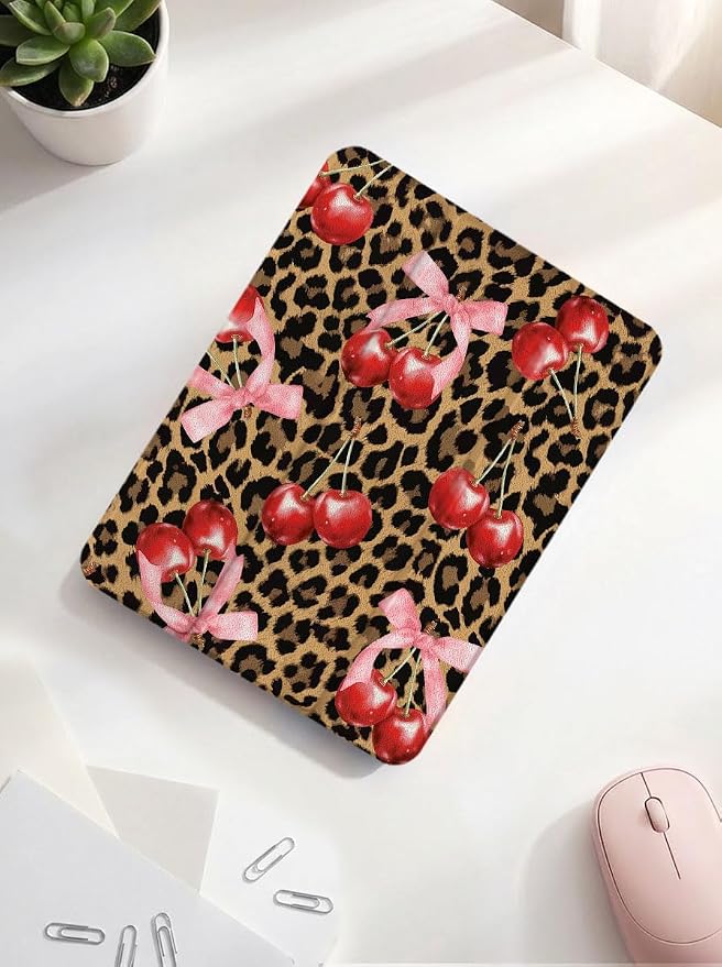 Brown Leopard 2 & Pink Bow