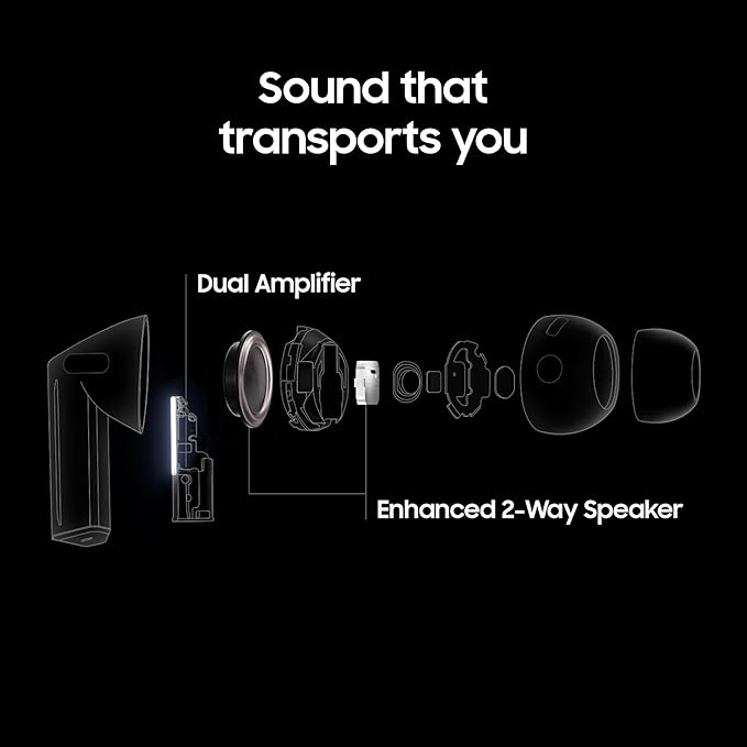 Samsung Galaxy Buds 3 Pro AI True Wireless Bluetooth Earbuds Noise Cancelling Sound Optimization Redesigned Comfort Fit White [US Version Amazon Exclusive 2Yr Warranty]