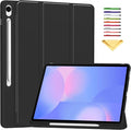 for Galaxy Tab S10 FE Plus Case 13.1 Inch 2025 (Model: SM-X620/SM-X626B) Trifold Stand Cover with S Pen Holder [Auto Wake/Sleep] PU Leather + Soft TPU Back Shell for Tab S10 FE+ 13.1Black