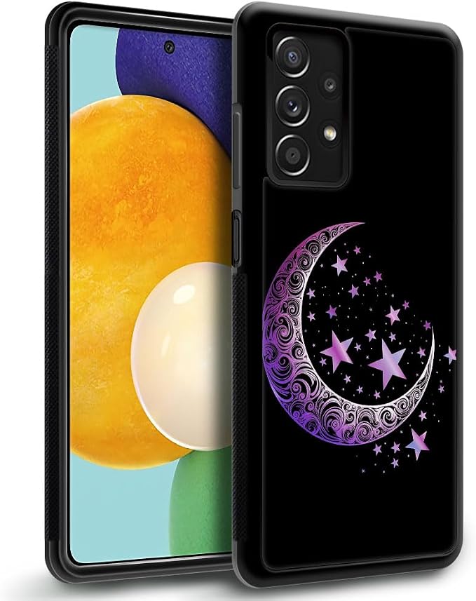 Cute Purple Moon Star