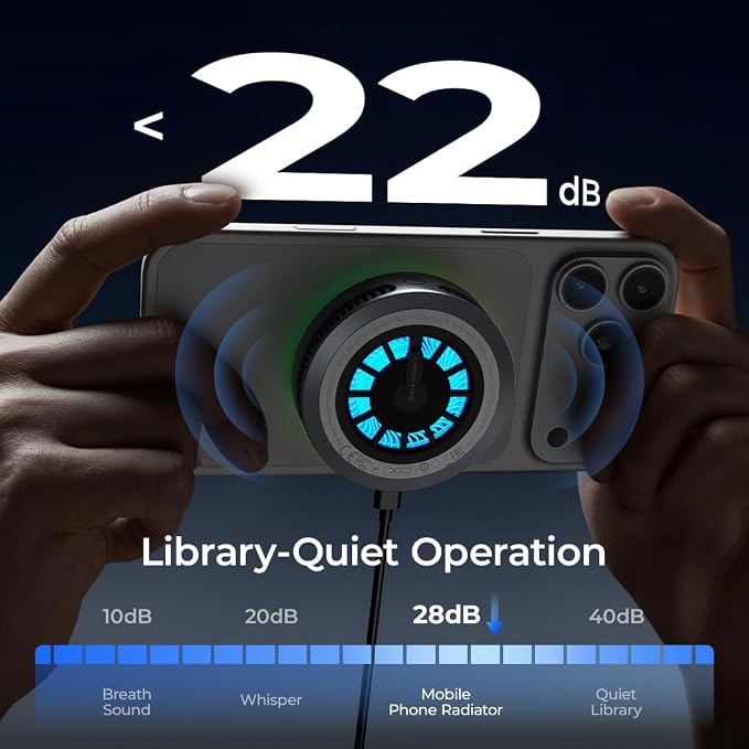 45W Adapter+Cooling Charging Pad