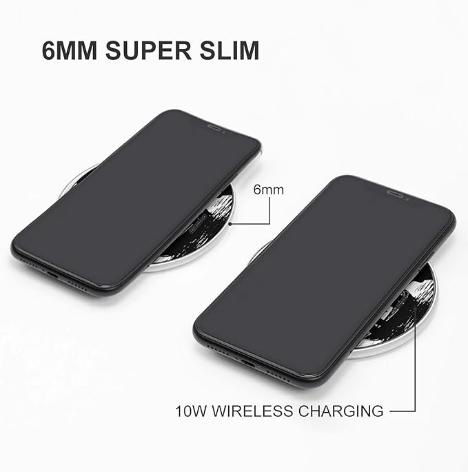 Fish Minnesota Fishing Fast Portable Charger 10W Funny Graphic Phone Charging Pad with USB Cable