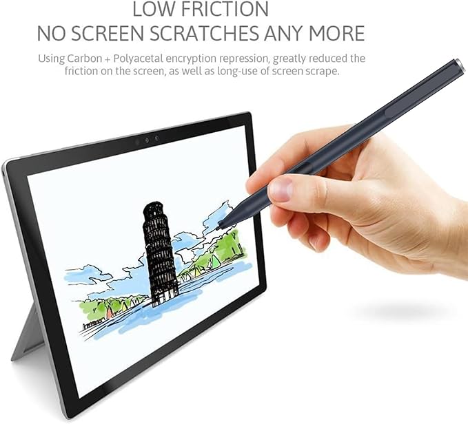 Stylus Pen for ASUS Touchscreen Devices Active Digital Pen with Ultra-Fine Tip 1024 Pressure Sensitivity Palm Rejection for Precision Drawing and Writing