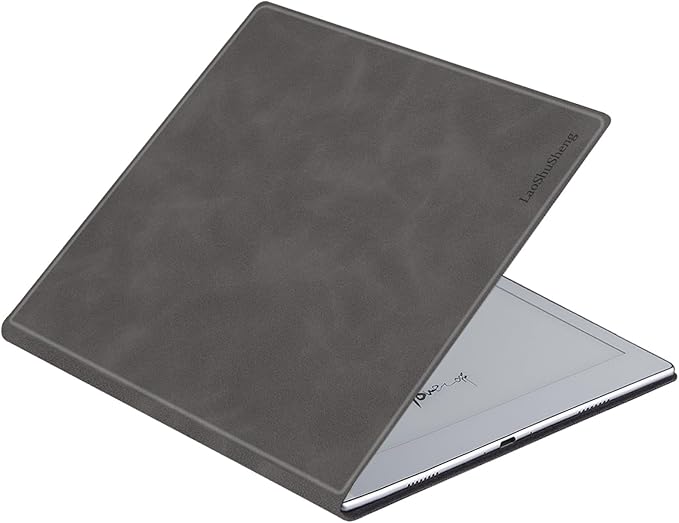 Magnetic Case for 10.3 Onyx Boox Go 10.3 ePaper Tablet (2024 Released) - Ultra-Thin Lightweight PU Leather Book Folio Cover with Auto Sleep/Wake (Advanced Grey)