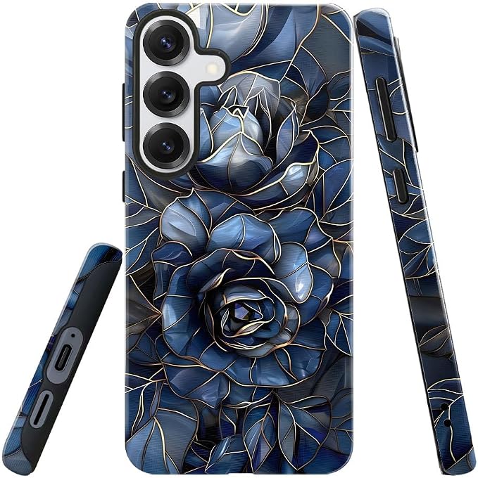 Rose Floral Stained Glass