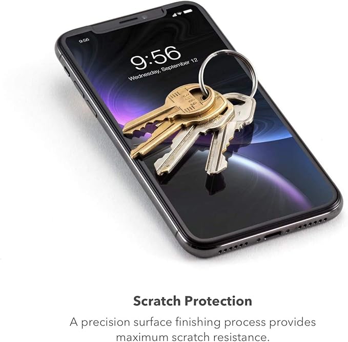 ZAGG InvisibleShield Glass+ Screen Protector Fits iPhone 8 / iPhone 7 / iPhone 6s / iPhone 6 – Extreme Impact &amp Scratch Protection – Easy To Apply Tools Included - Seamless Touch Sensitivity - Bu