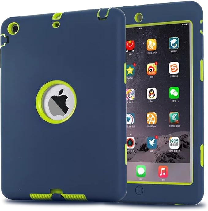 Dark blue/Fluorescent green