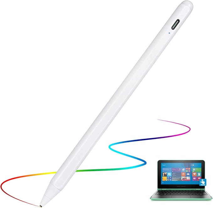 Stylus Pens for Samsung Galaxy Tab A9+/A8/A7 Pencil Evach Capacitive High Sensitivity Digital Pencil with 1.5mm Ultra Fine Tip Stylus Pencil for Samsung Galaxy Tab A9+/A8/A7 Pen White