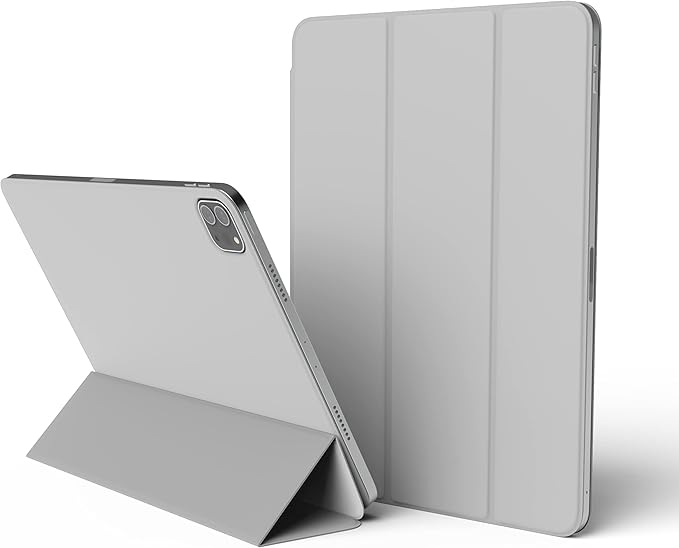 elago Case for iPad Pro 11 inch 4th 3rd 2nd Generation - iPad Case with Magnetic Attachment to Metal Materials Compatible with Apple iPad Pencil and elago’s Pencil case (Light Grey)