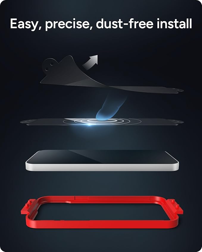 ZAGG XTR4 Screen Protector for iPhone 17e/ 16e/ 14/13/ 13 Pro - 11x Stronger Tempered Glass Blue Light Filtration Anti-Reflective Technology Graphene Reinforced InvisibleShield Easy Installation