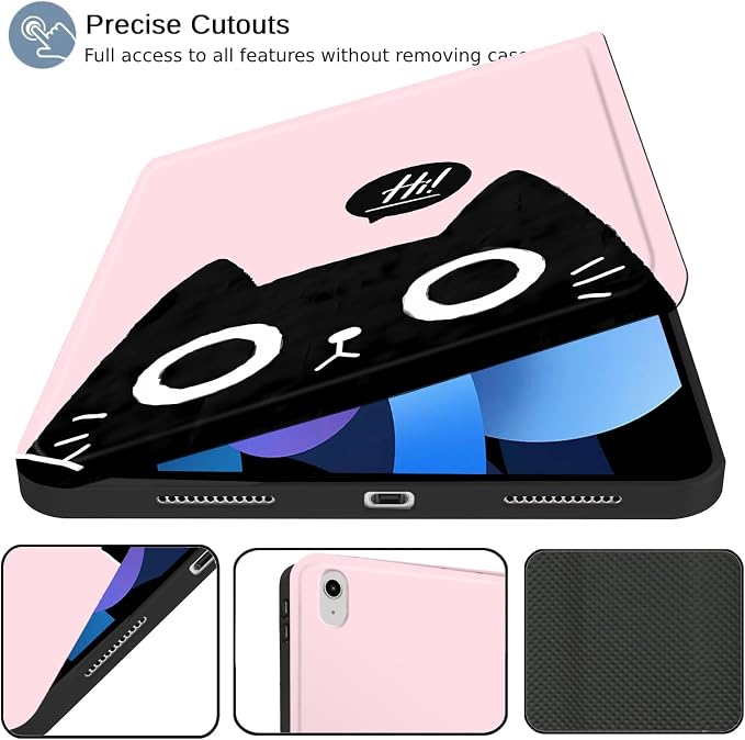 Pink- Black Cat Big