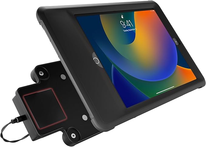 iPad Wireless Charger Magnetic Case – CTA Wireless Charging Magnetic Shockproof Case &amp Desk Stand Cover for 10.2 Inch iPad 7/8/9 Gen - iPad Air 3/4/5 &amp 10.5 Inch iPad Pro &amp More Tablets