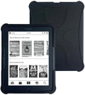 Nook Glowlight 4 Tablet Case - Protective TPU Case Semi-Transparent Cover (Black)