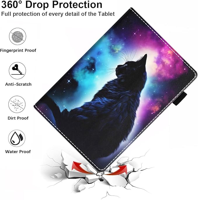 Galaxy Nebula Black Cat