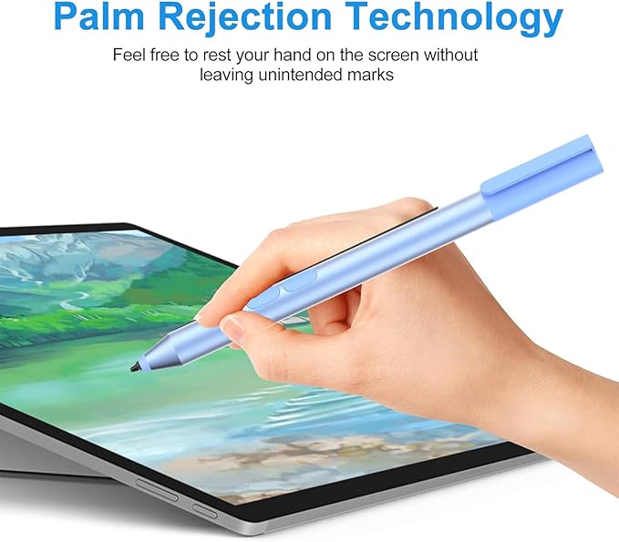 Pen for HP Omnibook Digital Stylus Pen for HP Envy Pavilion Spectre x360 Touchscreen Laptop with MPP 1.51 Palm Rejection 1024 Pressure 2500H Working Time 2 Buttons