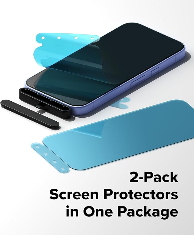 Ringke Tempered Glass for Google Pixel 10a Screen Protector [Super Easy to Install] Case Friendly Shatterproof Premium 9H Hardness - 2 Pack