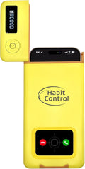 Lockbox for Phone - Timed Lock Box for Cellphone for Self-Discipline Portable Smartphone Time Lock Box Jail Phone Box for Family Time Locking Container to Reduce Screen Time (Yellow)