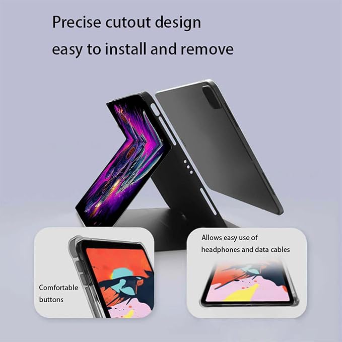 Case for Samsung Galaxy Tab A11 / Tab A9 8.7-Inch 2025/2023Slim Protective LeatherAuto Wake/SleepAdjustable Viewing Angle Stand.Rabbit in Monster Truck
