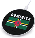 Dominica Dominican Flag Logo Phone Charger Magnetic Charging Pad Anti-Slip with USB Cable