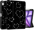 MEEgoodo for M4/M3/M2 iPad Air 11 inch Case 2026 2025 2024Case for iPad Air 5th Generation/iPad Air 4th Gen 10.9 inch 2022 2020 Tablet Cover with Soft TPU Back Shell Constellations &amp Hearts