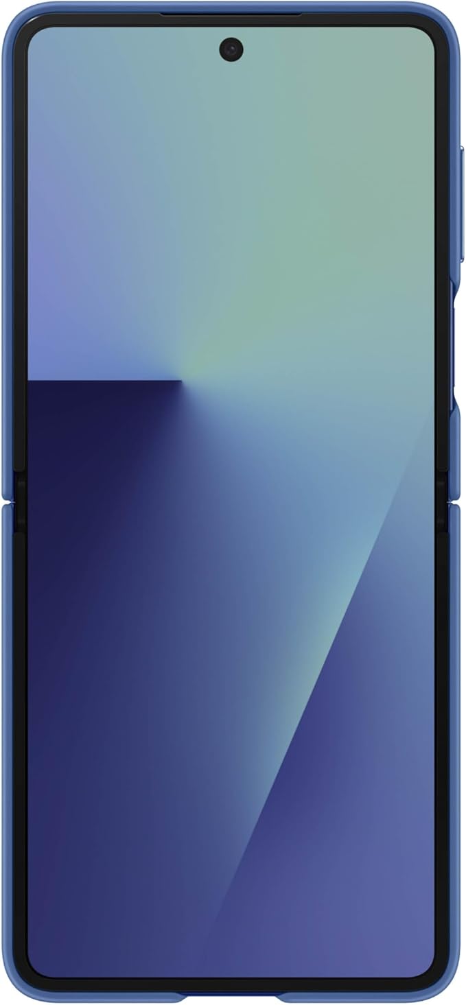 Samsung Galaxy Z Flip7 Official Ring Phone Case Silicone Easy to Carry Soft Sleek US Version Navy