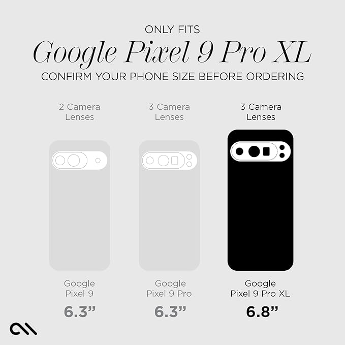Case-Mate Google Pixel 9 Pro XL Ultra Screen Protector - 6.8 Inch - Anti-Scratch Tempered Glass w/5x Shatter Protection - Durable 9H Glass w/Installation Frame High Clarity Case Friendly Easy Apply