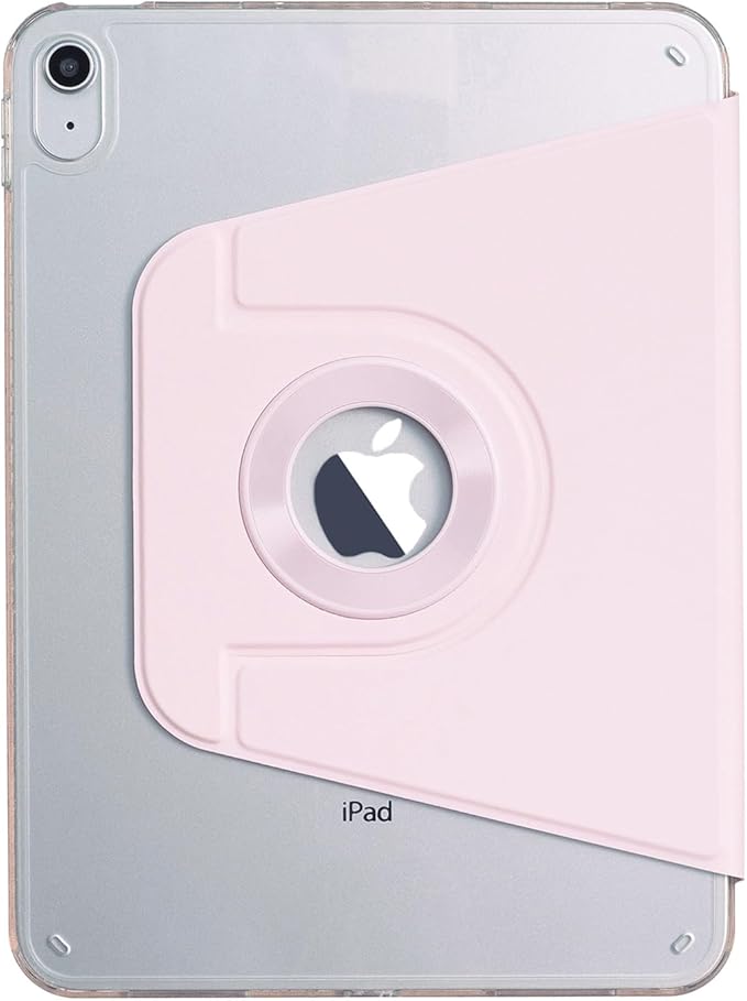 iPad 11 (11'') A16 2025/ iPad 10 (10.9'') 2022 Case DMaos Magnetic Detachable Smart Cover 360 Rotation Foldable Stand - Pink