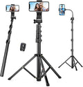 74 Flexible Phone Tripod Tall Cell Phone Tripod with Adjustable Gooseneck &amp Remote Portable Camera Cellphone Stand for Video Recording Compatible with iPhone Android