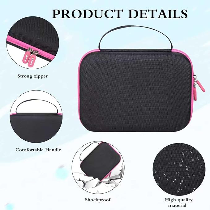 Black with Pink Zipper