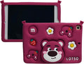 Cartoon Case for iPad mini 6 8.3MONEHOYSY Cute Soft Silicone Kickstand [Drop ProofShock ProofAnti Slip] Back Stand Cover Case for Kids Children Teens Girls Boys (for Lotso)