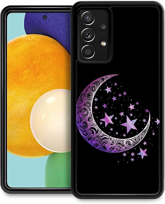 Cute Purple Moon Star