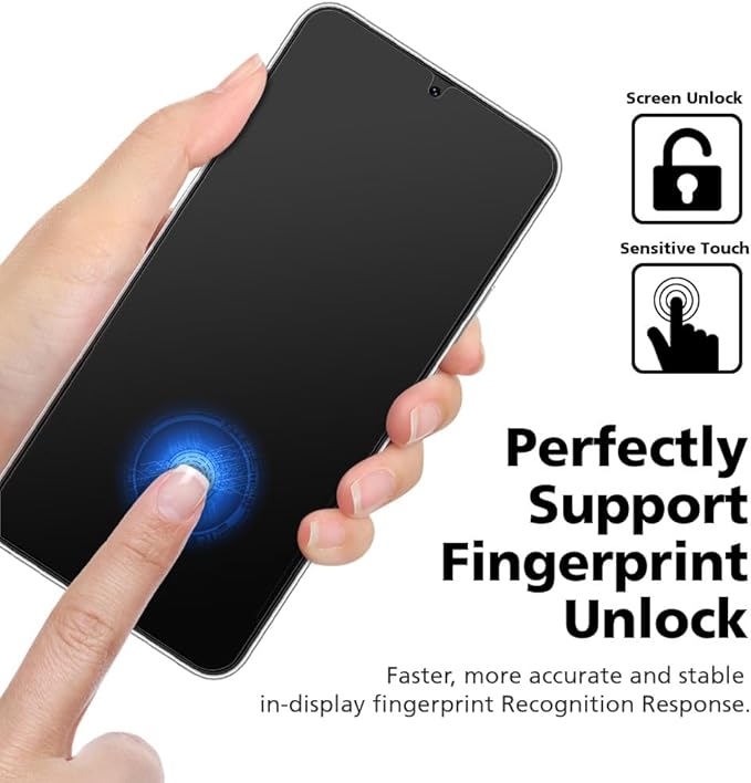 2-Pack AR Screen Protector for Samsung Galaxy S26 Plus [Anti-Reflection &amp Ultra HD Clear ][Not Glass] 0.1S Fast Fingerprint Unlock | Fingerprint-Resistant | Bubble-Free Easy Installation with Ali