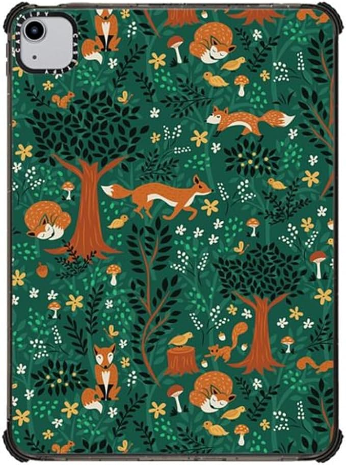 Foxes in an Emerald Forest