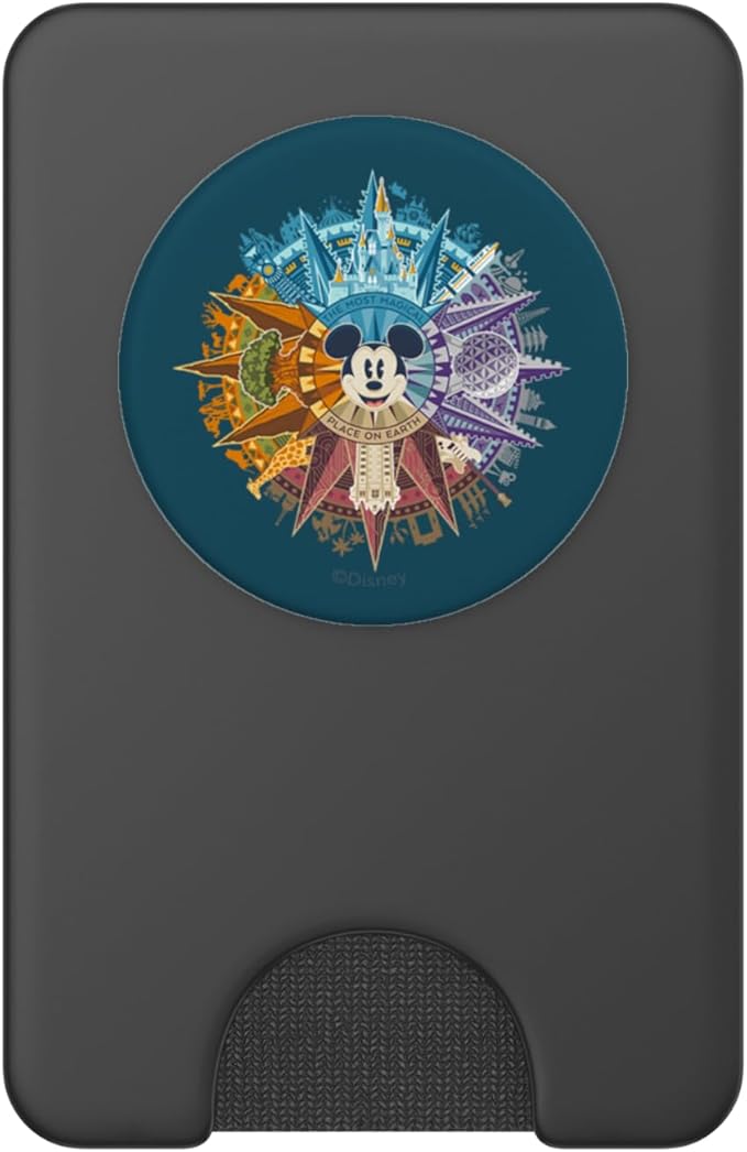 Disney World 50th Anniversary Mickey Mouse PopSockets PopWallet for MagSafe