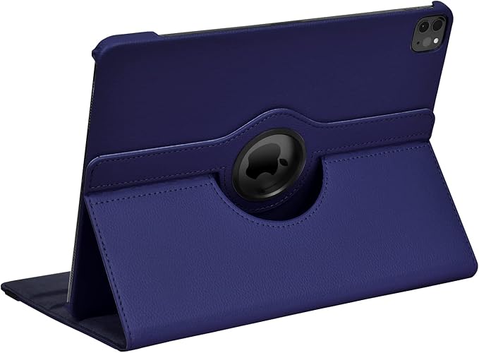 Case for ipad pro 12.9 inch 2nd &amp 1st Generation Old Model 2017/2015 MP6G2LL/A MQDA2LL/A MPLL2LL/A ML0F2LL/A ML3K2LL/A ML0N2LL/A ML0R2LL/A with Rotating Stand Auto Sleep/Wake (Blue)