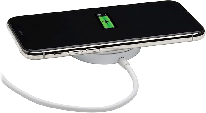 Eaton Tripp Lite Series Wireless Charger Pad 15W Magnetic Phone Charging Pad MagSafe MFi Charging for Apple iPhone iPad &amp AirPods 5ft Cable White 1-Year Warranty (U280MS-005)