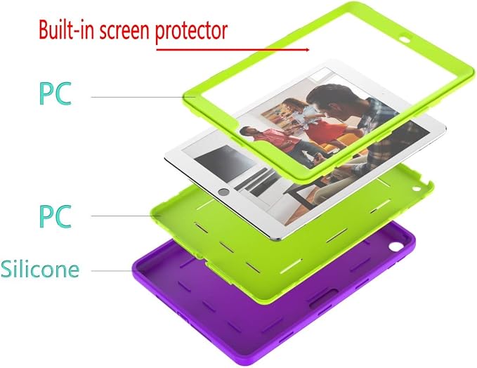 purple + Green