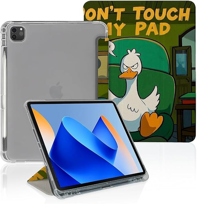angry duck don't touch my pad