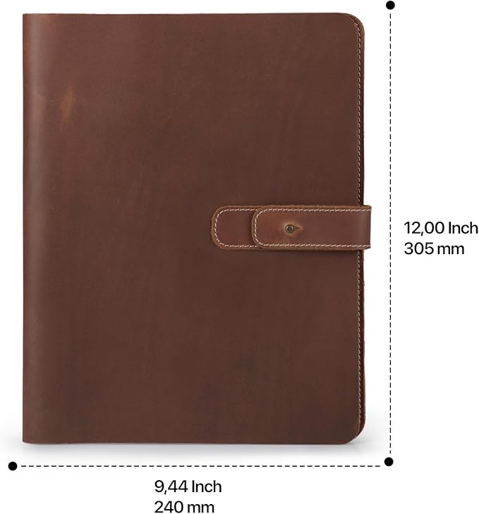 Londo Genuine Leather Tablet Cover – iPad Pro 12.9 Case with Two Card Slots &amp Leather Pen/Apple Pencil Holders
