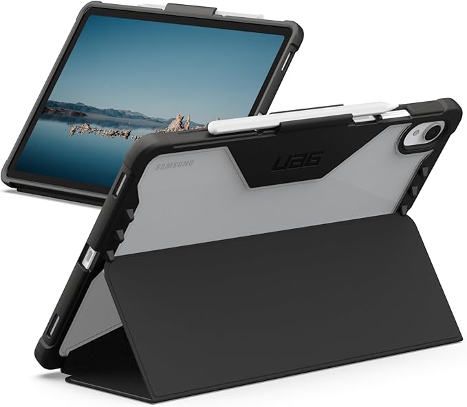URBAN ARMOR GEAR UAG Designed for Samsung Galaxy Tab S11 Case 11 SM-X730 SM-X736B Plyo LT Transparent Rugged Military Grade Dropproof Protective Cover Black/Ice