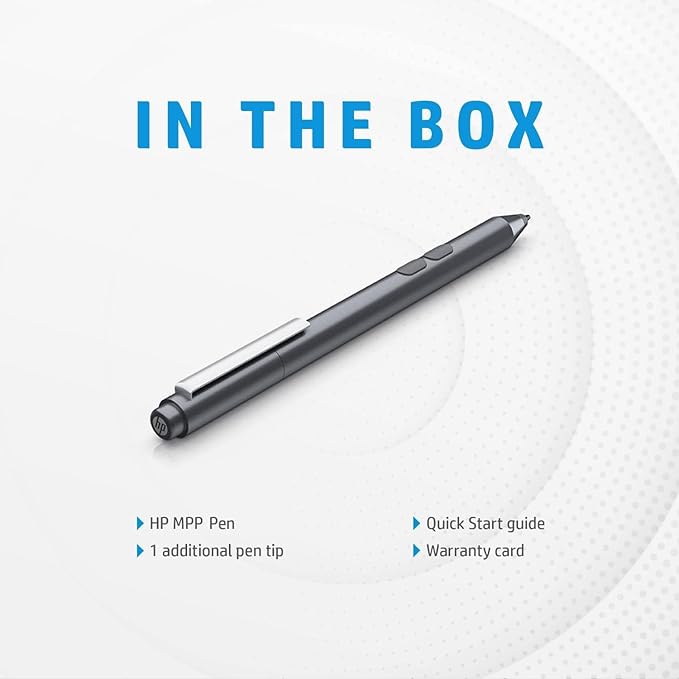 HP Genuine Digital Stylus Pen for HP Envy x360/Pavilion x360/Spectre x360 2-in-1 Laptops Support MPP with Pressure Sensitivity Dark Grey