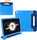 for Kids iPad Pro 12.9 Case 2nd 1st Generation with Pencil Holder and Anti-Slip Handle Super Protection Rugged Cover for 12.9 inch iPad Pro 2015 2017 - Dark Blue
