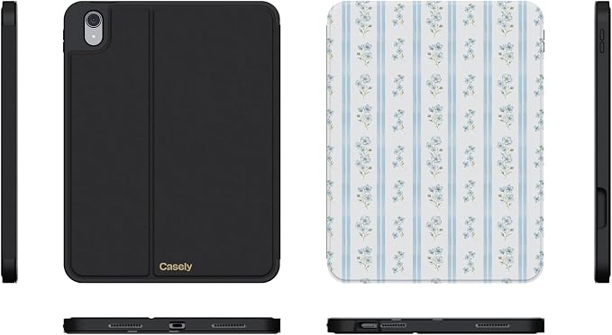 Cottage Stripe | Blue Floral