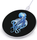 Octopuss Transparent Fast Portable Charger 10W Funny Graphic Phone Charging Pad with USB Cable