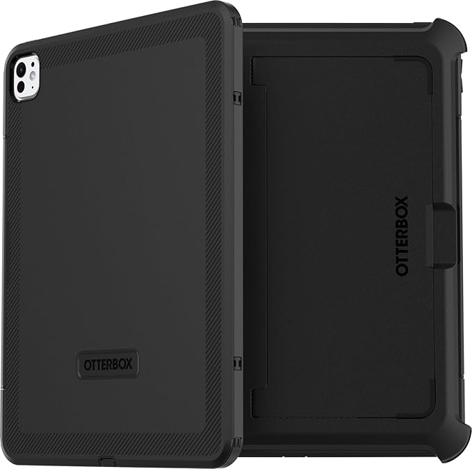 OtterBox Defender Series Case for iPad Pro 13-inch (M4 and M5) - BLACK Rugged Durable Multi-Layer Protection (single unit ships in polybag ideal for business customers)