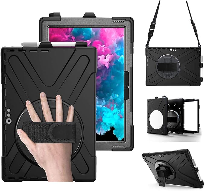 Surface Pro7+/7/6/5/4 Case-Black