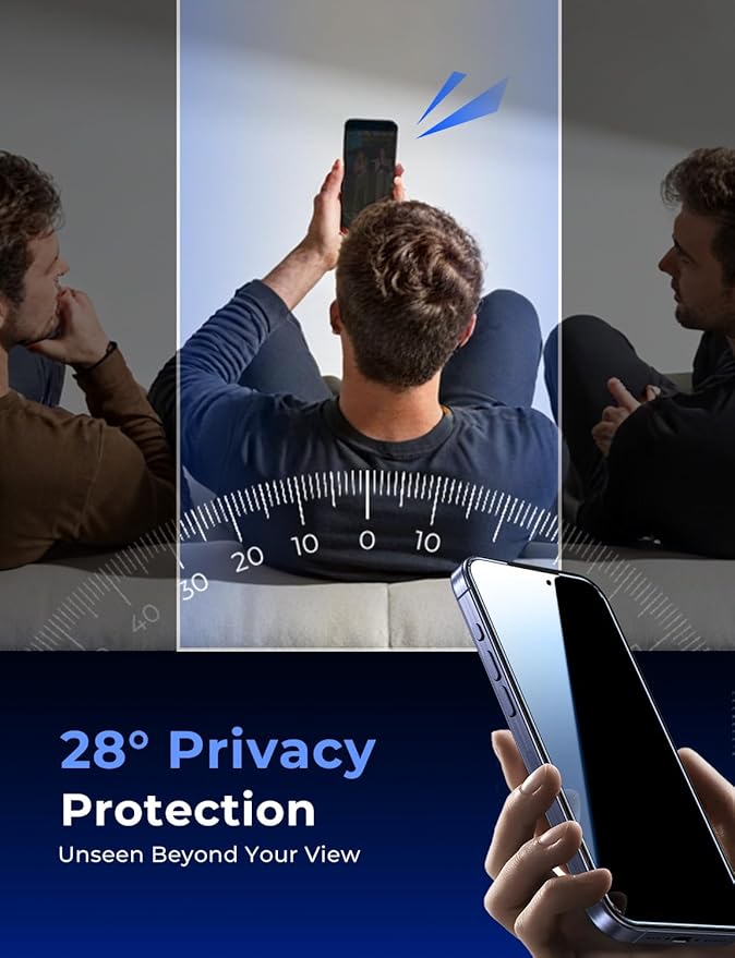 MAGIC JOHN 2 Pack for iPhone 17 Pro [6.3] inch Privacy Glass Screen Protector Auto Dust-Elimination Bubble Free Easy Installation Daily Drop Protection